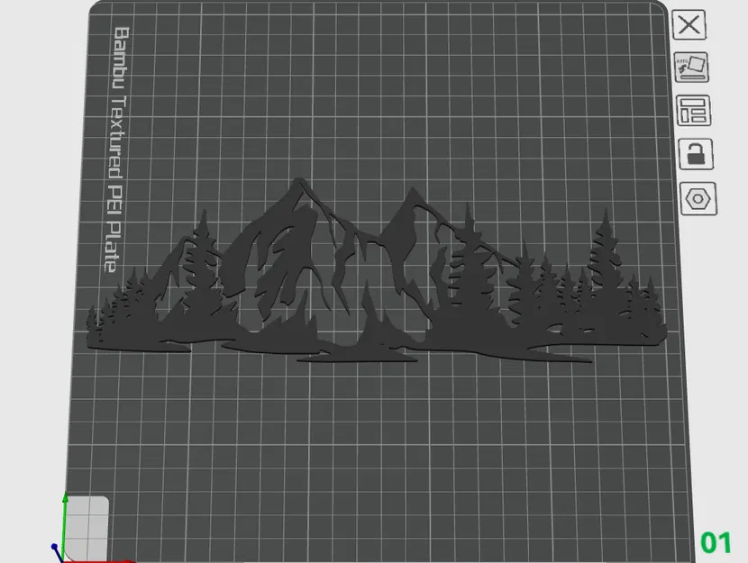 Thiết kế treo tường Núi non (Mountains Wall Design) - Image 3