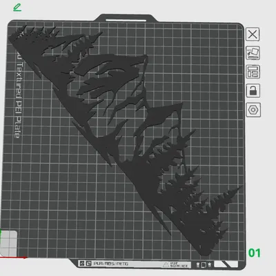 Thiết kế treo tường Núi non (Mountains Wall Design)