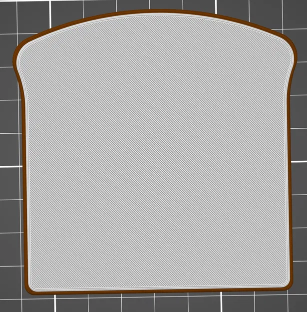 Miếng bánh mì lát/Toast viền cháy sậm, không cần MMU/AMS - Image 4