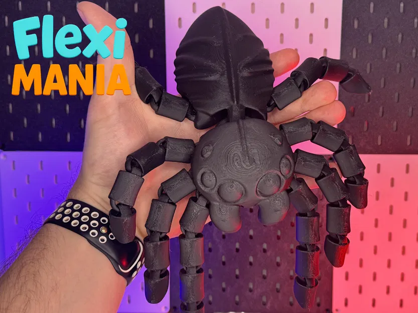 Flexi XXL Spider – Nhện Print-in-Place khớp dẻo siêu to, không cần supports - Image 1