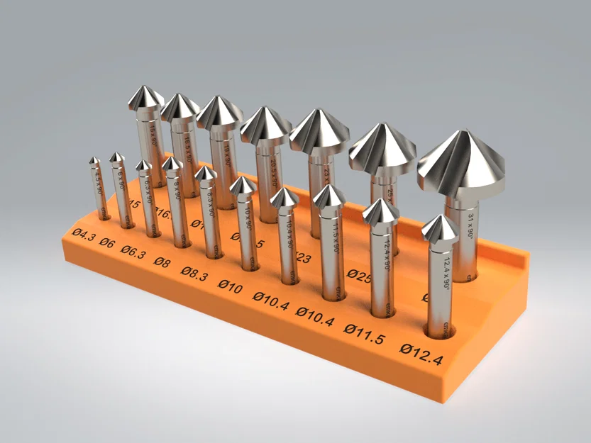 Countersink Holder XL – Giá giữ chính xác cho Countersink (17 kích cỡ) - Image 1