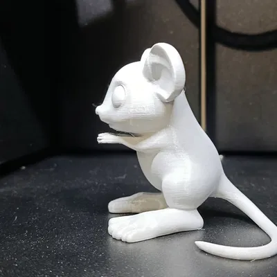 Chuột Chibi Chân Bự Dễ Thương - Tượng Mini Stylized - Chi Tiết Cao