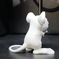 Chuột Chibi Chân Bự Dễ Thương - Tượng Mini Stylized - Chi Tiết Cao - Thumbnail 4