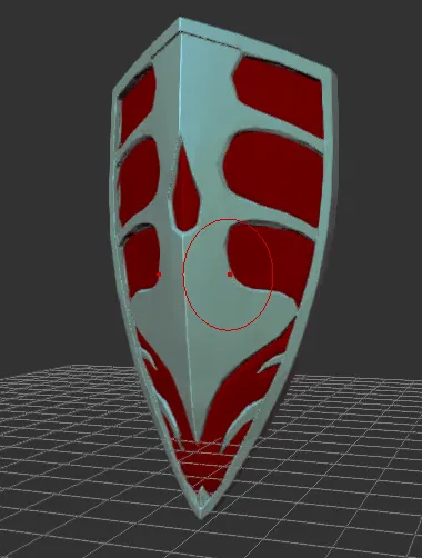 Dark Souls 1 Bloodshield – Khiên Máu (Full Scale, printable) - Image 1