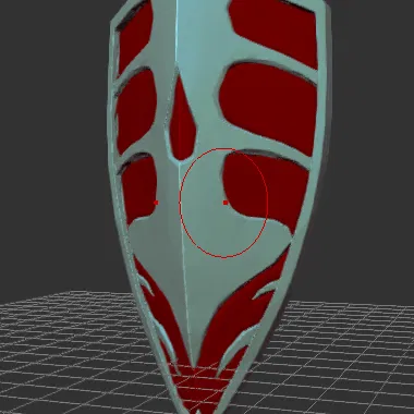 Dark Souls 1 Bloodshield – Khiên Máu (Full Scale, printable)