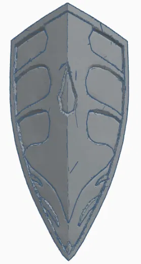 Dark Souls 1 Bloodshield – Khiên Máu (Full Scale, printable) - Image 2