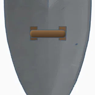 Dark Souls 1 Bloodshield – Khiên Máu (Full Scale, printable)