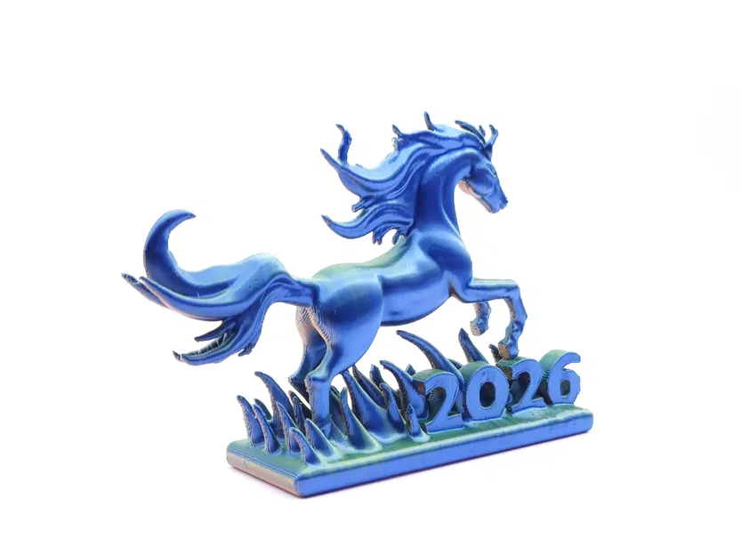 Tượng 3D Flame Horse 2026 – Ngựa Lửa 2026 - Image 7