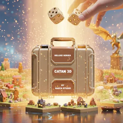 CATAN 3D Deluxe Upgrade Set – Bản sưu tầm thủ công (Collector’s Edition) - RAECA Studio