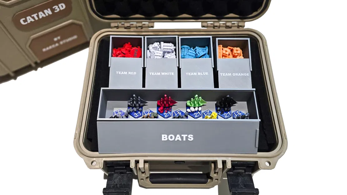 CATAN 3D Deluxe Upgrade Set – Bản sưu tầm thủ công (Collector’s Edition) - RAECA Studio - Image 2