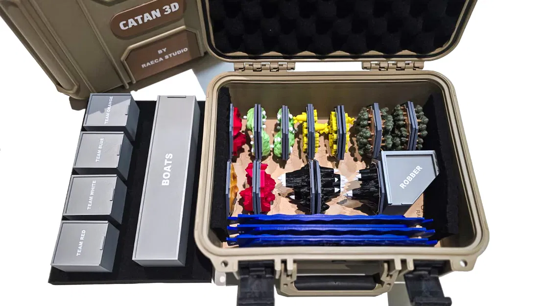 CATAN 3D Deluxe Upgrade Set – Bản sưu tầm thủ công (Collector’s Edition) - RAECA Studio - Image 3