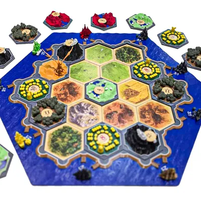 CATAN 3D Deluxe Upgrade Set – Bản sưu tầm thủ công (Collector’s Edition) - RAECA Studio