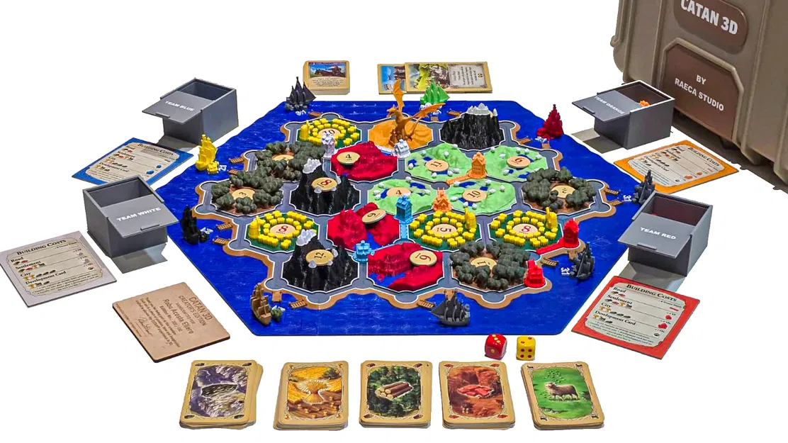 CATAN 3D Deluxe Upgrade Set – Bản sưu tầm thủ công (Collector’s Edition) - RAECA Studio - Image 5