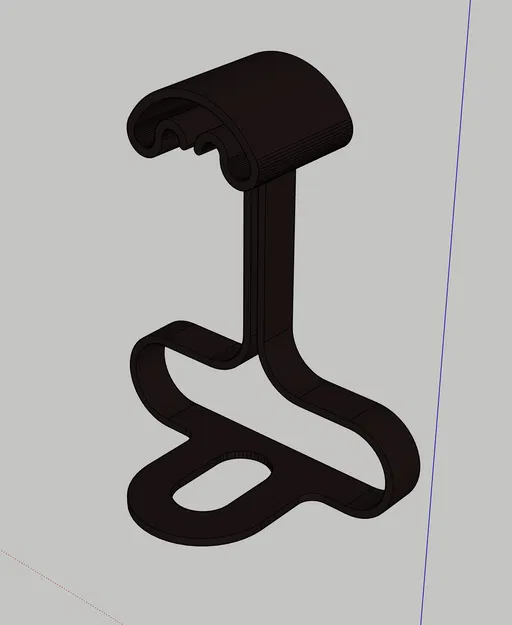 Giá treo tai nghe để bàn dạng cong (Curved headphone desk stand) - Image 1