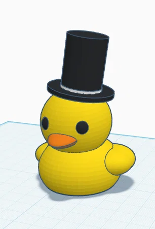 Vịt đội mũ chóp cao (Top hat duck) - Image 1