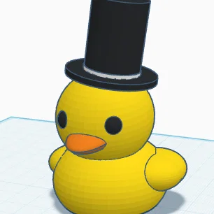 Vịt đội mũ chóp cao (Top hat duck)