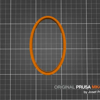 Khuôn cắt bánh quy hình oval dài (Long Oval Cookie Cutter)