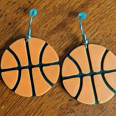 Bông tai bóng rổ (Basketball Earrings)