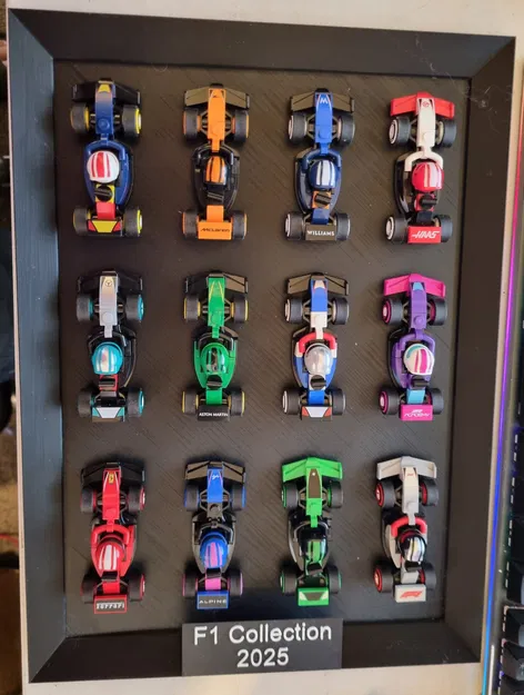 Khung trưng bày Lego Collectables F1 Cars 2025 (Display Frame Stand) - Image 1