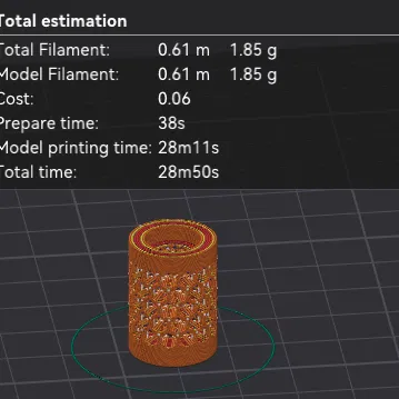 Miếng đệm print bed nhỏ xinh (Cool little print bed spacer)