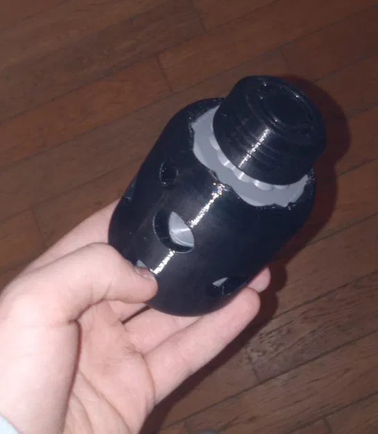 Lựu đạn Nerf half dart đàn hồi nâng cấp (dùng torsion spring) - Image 1