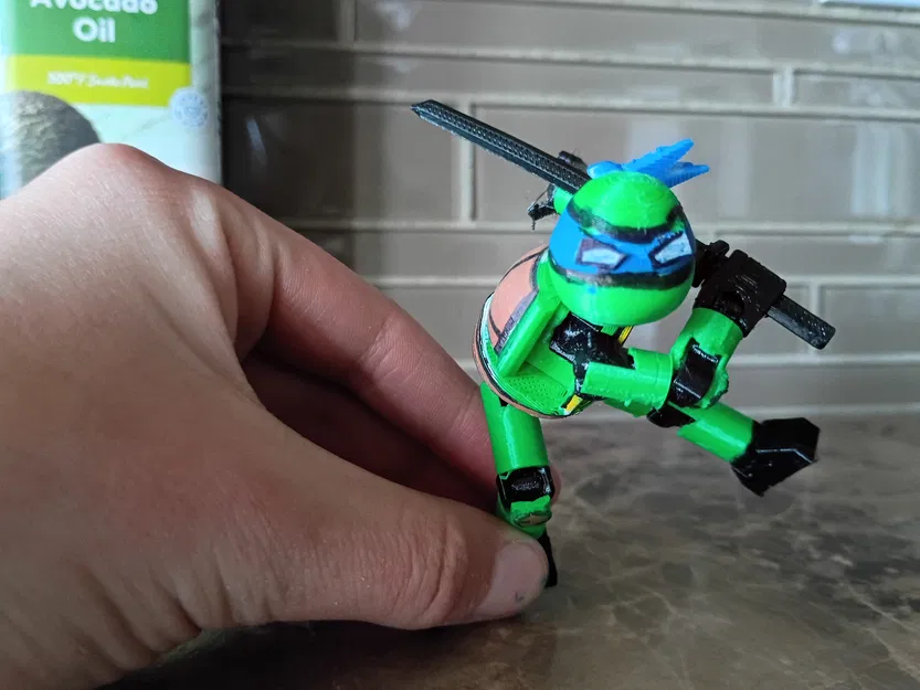 Mini 13 Rùa Ninja Thiếu Niên Đột Biến (Leo) - Image 1