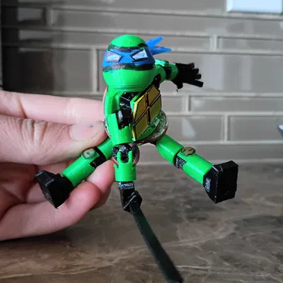 Mini 13 Rùa Ninja Thiếu Niên Đột Biến (Leo)