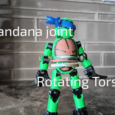 Mini 13 Rùa Ninja Thiếu Niên Đột Biến (Leo)