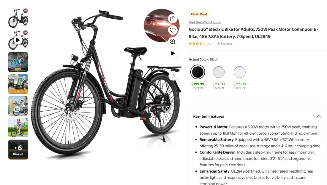 Tấm plate giữ pin dưới yên xe đạp điện GOCIO - Image 3