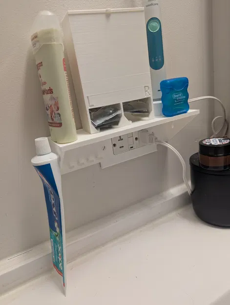 Kệ ổ cắm GFCI ngang (Horizontal GFCI Outlet Shelf) - Image 1