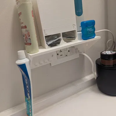 Kệ ổ cắm GFCI ngang (Horizontal GFCI Outlet Shelf)