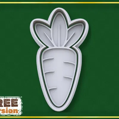 Khuôn Cắt Bánh Quy Cà Rốt Phục Sinh (Easter Carrot Cookie Cutter)