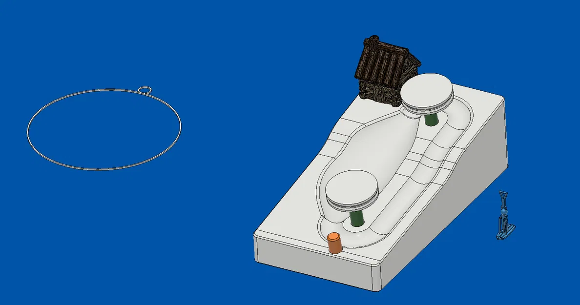 Working Ski Diorama – Mô hình diorama trượt tuyết có cơ chế chạy - Image 2