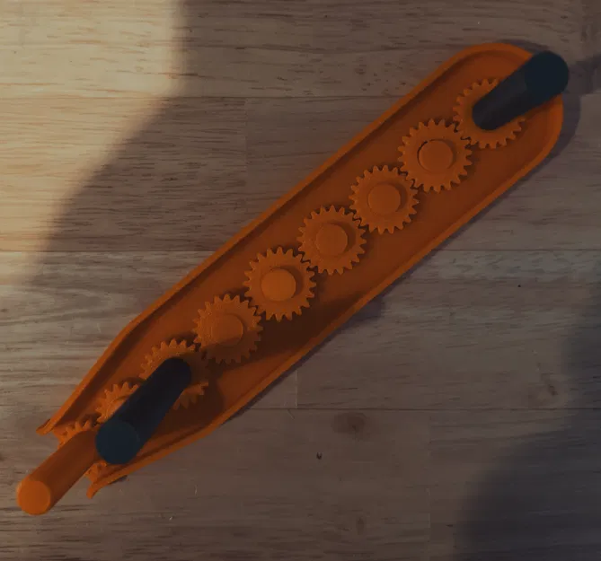 Working Ski Diorama – Mô hình diorama trượt tuyết có cơ chế chạy - Image 9