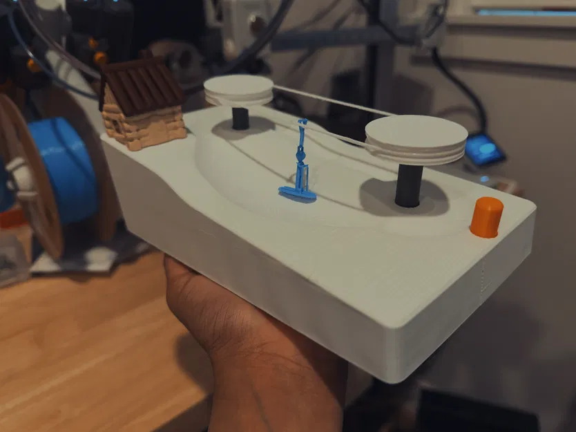 Working Ski Diorama – Mô hình diorama trượt tuyết có cơ chế chạy - Image 12