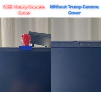 Nắp che camera laptop mặt Trump - Image 1