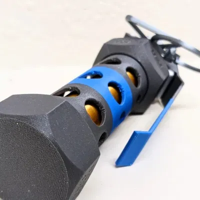 M84 Flashbang Stun Grenade với Flying Handle (tỷ lệ 1:1)