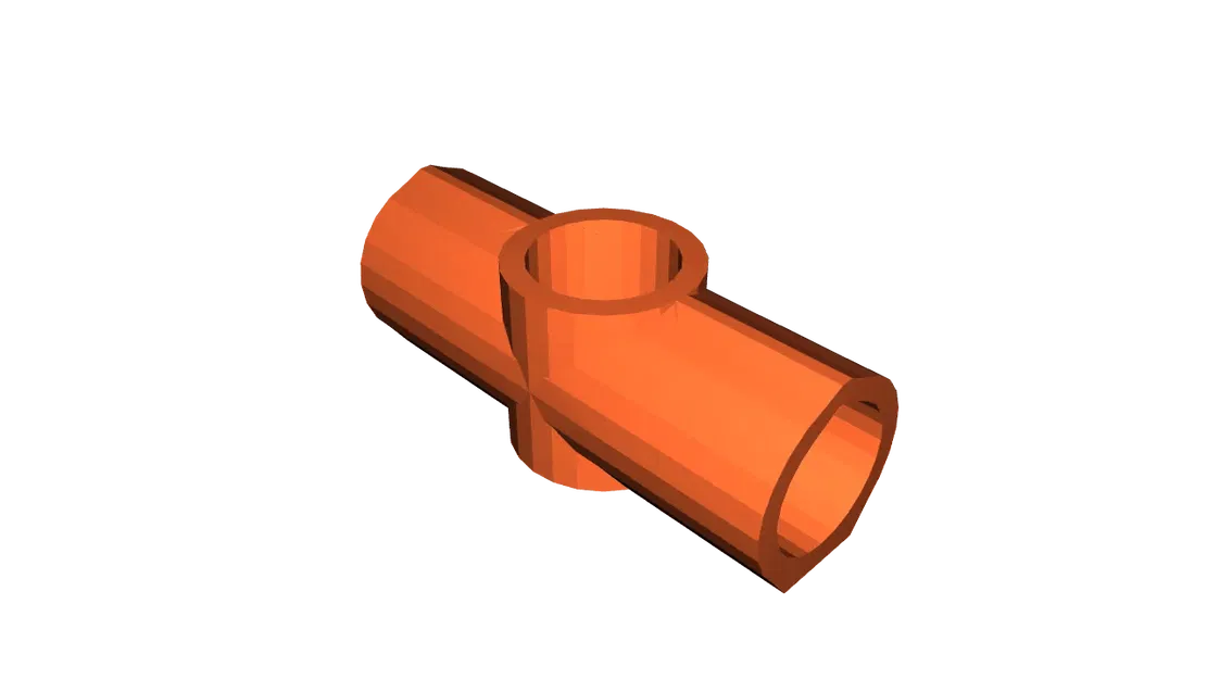 Khớp nối chữ T thẳng (Inline T-Joint) cho ống PVC 1/2" – #HalfInchPVCFittings - Image 1