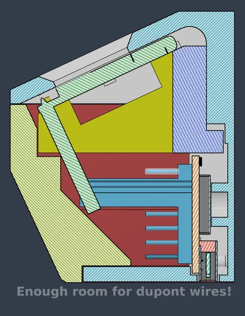 Case ZMK dongle kiểu Englmaxi cho SSD1306 & Xiao BLE (không cần hàn) - Image 6