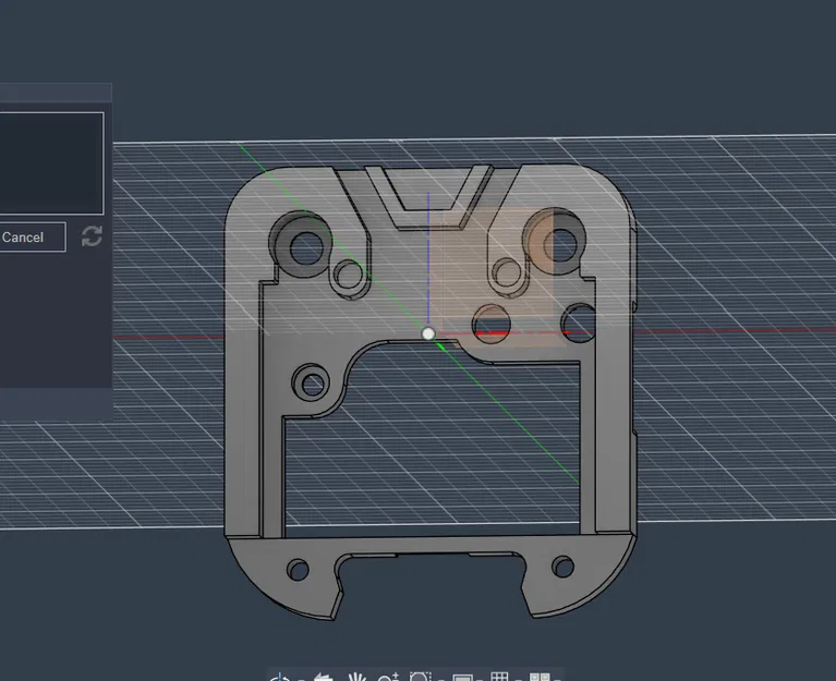 Duender Belt Dragonburner X Carriage 3mm Lower - Image 1