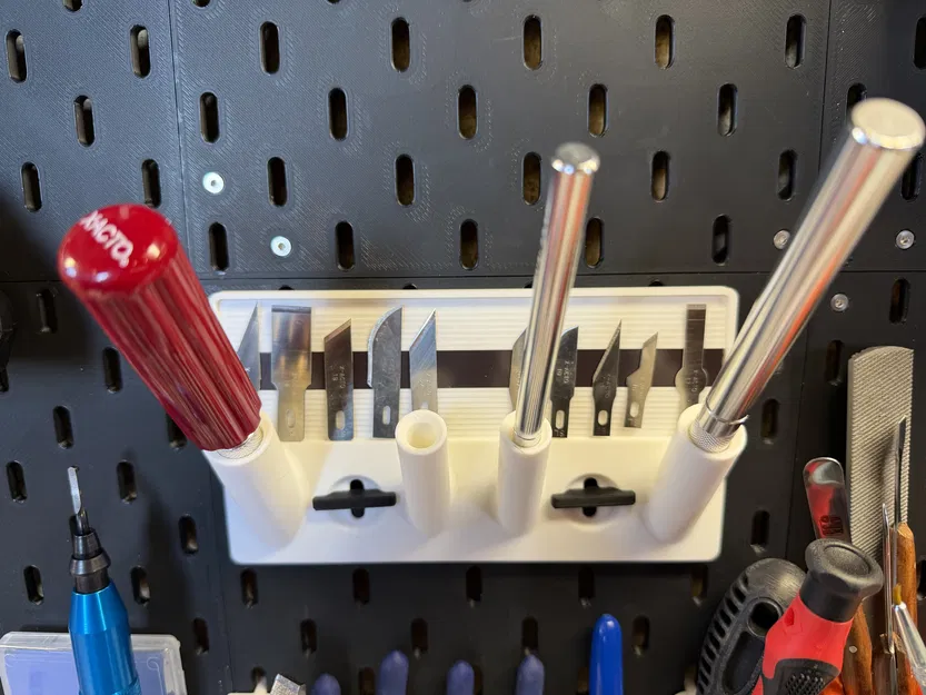 Khay lưu trữ dao X-Acto / Hobby Knife cho Skadis - Image 1