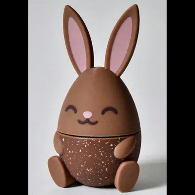 Thỏ Phục Sinh Dễ Thương Dạng Trứng (Easter Bunny Cute Egg Character)