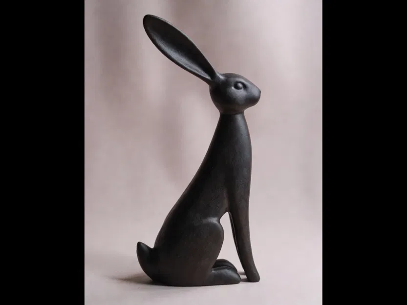 Tượng Thỏ Tối Giản (Minimal Rabbit Sculpture) - Image 1