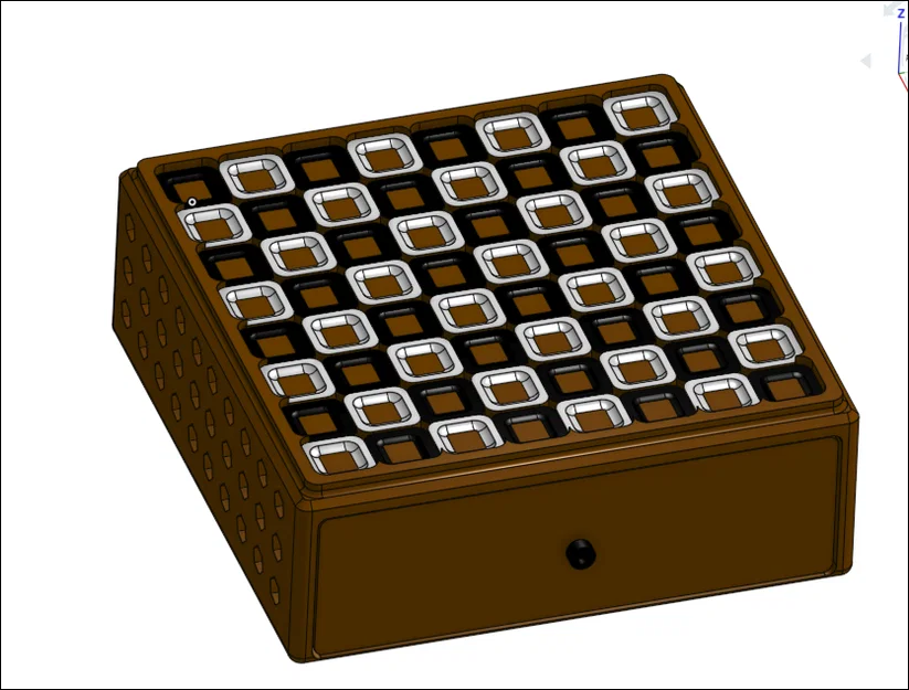 Complete-Chess-Set – Bộ cờ vua đầy đủ kèm ngăn kéo - Image 1