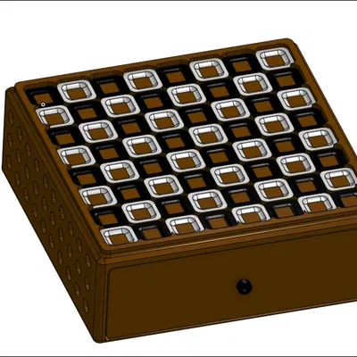 Complete-Chess-Set – Bộ cờ vua đầy đủ kèm ngăn kéo