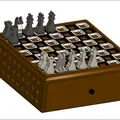 Complete-Chess-Set – Bộ cờ vua đầy đủ kèm ngăn kéo - Thumbnail 2