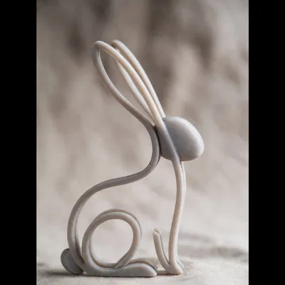 Tượng Thỏ Thánh Hiện Đại (Modern Holy Rabbit Sculpture)