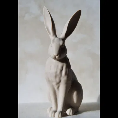 Tượng Thỏ Sleek (Sleek Bunny Figure) Hiện Đại