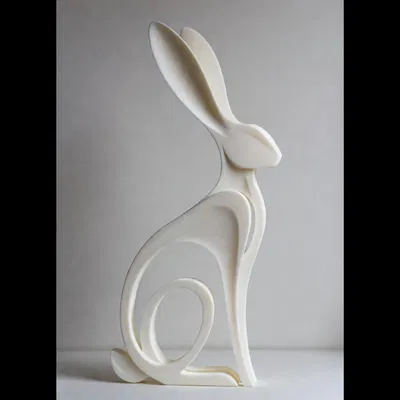 Tượng Thỏ Đương Đại (Contemporary Bunny Statue)