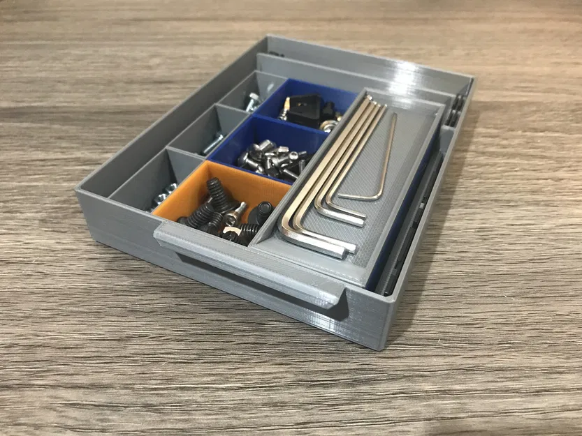 Ngăn Kéo Đôi Ender 3 Pro – Khay Chia Tuỳ Biến (Bản Cập Nhật) - Image 2